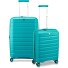  B-Flying 4 roulettes Set de valises 2 pièces avec soufflet d'extension Modéle turchese