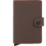  Miniwallet Étui pour cartes de crédit Protection RFID Cuir 6.5 cm Modéle truffle - orange