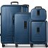  Essentials14 Set de valises à 4 roulettes Beautycase 4pcs avec soufflet extensible Laptopfach Modéle dark blue metallic