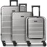  Dublin 4 roues Set de valises 3 pièces avec soufflet d'extension Modéle grey taupe