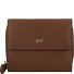  Porte-monnaie Asti cuir RFID 12 cm Modéle saddle brown