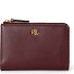  Porte-monnaie Cuir véritable 12 cm Modéle dark garnet