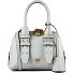  Bowling Bag Sac à main Cuir 21 cm Modéle grigio silver