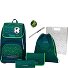 Ergoplus Set de cartables 8 pièces Modéle green