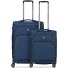  Gateway 4 roulettes Set de valises 2 pièces avec soufflet d'extension Modéle blue