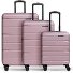  Munich 4.0 Set de valises à 4 roulettes 3 pièces avec soufflet extensible Modéle shiny rose shiny