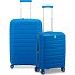  B-Flying 4 roulettes Set de valises 2 pièces avec soufflet d'extension Modéle blue