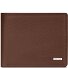  Leather Essentials QF Porte-monnaie RFID en cuir 12 cm dépliable Modéle cognac