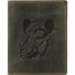  Vintage Porte-monnaie Cuir 9.5 cm Modéle wild boar