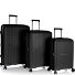  AirLite 4 roulettes Set de valises 3 pièces avec soufflet d'extension Modéle black
