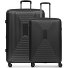  Essentials 14 4 roulettes Set de valises 2 pièces avec soufflet d'extension Modéle black metallic