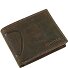  Porte-monnaie Baker Street en cuir 12,5 cm Modéle darkbrown
