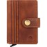  Vintage Porte-monnaie Protection RFID Cuir 7.5 cm Modéle cognac