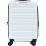  Tank Case 4 roulettes Trolley de cabine S 55 cm avec soufflet d'extension Modéle optical white