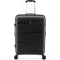  0800 4 roulettes Trolley 65 cm avec soufflet d'extension Modéle black