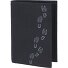  New Cryptan Porte-monnaie Protection RFID 13 cm Modéle schwarz-footsteps grey