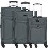 Travel Line 9204 4 roues Set de valises 3 pièces avec soufflet d'extension Modéle grau