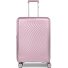  Vienna 4 roulettes Trolley M 65 cm avec soufflet d'extension Modéle rose