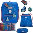  Set de cartables Genius 4pcs. Superflasch Modéle Blue Dino