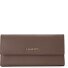  Bologna Leather Porte-monnaie Cuir véritable 19 cm Modéle taupe