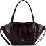  Vibe Sac à bandoulière Cuir véritable 24 cm Modéle burgundy