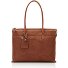  Carisma Sac à bandoulière RFID en cuir 40 cm Compartiment pour ordinateur portable Modéle cognac