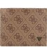  Mito Porte-monnaie Protection RFID Cuir véritable 12 cm Modéle beige-brown
