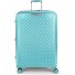  Queens 4 roulettes Trolley L 75 cm avec soufflet d'extension Modéle verde menta