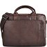  Hyde Park 1.0 Attaché-case Cuir véritable 39 cm Compartiment ordinateur Modéle darkbrown