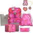  Set de cartables ErgoFlex 5 pièces Modéle Roses