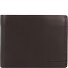  Porte-monnaie Attack 2 RFID cuir 12,5 cm Modéle ebony brown