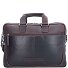  Wax Pull Up Porte-documents Cuir 40 cm Compartiment pour ordinateur portable Modéle brown