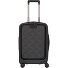  Leather & More 4 roulettes Trolley de cabine 55 cm Compartiment pour ordinateur portable Modéle matt black