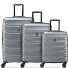  Meteor 4 roues Set de valises 3 pièces avec soufflet d'extension Modéle graphite