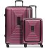  Essentials 14 Set de valises à 4 roulettes 2 pcs. compartiment pour ordinateur portable avec soufflet d'extension Modéle aubergine metallic