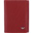  Polo Porte-monnaie Protection RFID Cuir véritable 10 cm Modéle rot