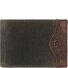  Porte-monnaie Hunter RFID cuir 12 cm Modéle khaki-brown