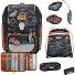  Genius Exklusiv Safety Light Set de cartables Modéle Flames