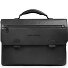  Solm Attaché-case Cuir véritable 42 cm Compartiment ordinateur Modéle black