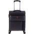  3700 4 roulettes Trolley de cabine 55 cm avec soufflet d'extension Modéle black