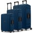  Essentials 15 Set de valises à 4 roulettes 3 pièces avec fermeture à trois points Modéle navy blue