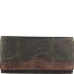  Porte-monnaie Hunter RFID cuir 19 cm Modéle khaki-brown