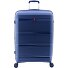  0800 4 roulettes Trolley 76 cm avec soufflet d'extension Modéle blue
