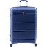  0800 4 roulettes Trolley 76 cm avec soufflet d'extension Modéle blue