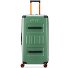  JH002B 4 roulettes Trolley 80 cm avec soufflet d'extension Modéle elm green