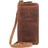  Pochette Vintage pour téléphone portable RFID en cuir 8 cm Modéle braun