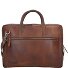  Vintage London Attaché-case Protection RFID Cuir véritable 41 cm Compartiment ordinateur Modéle braun