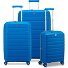  B-Flying Move 4 roues Set de valises 3 pièces avec soufflet d'extension Modéle blue cobalto