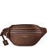  Sac banane en cuir « Bologna » à double fermeture éclair, à porter en bandoulière, 25 cm Modéle brown