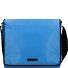  Upcycled Tarpaulin Messenger 40 cm Compartiment pour ordinateur portable Modéle blue